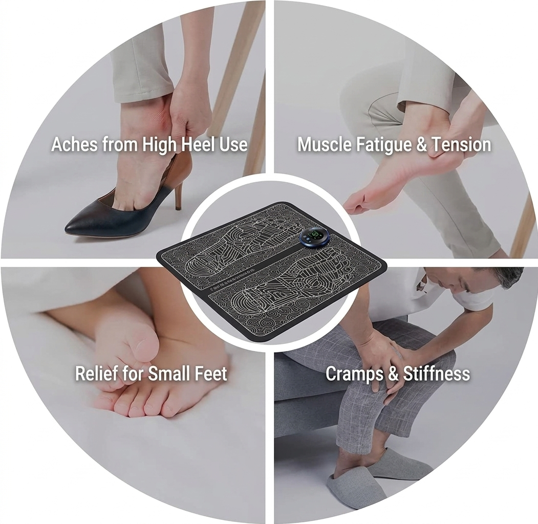 Foot Massager Mat – Portable Relief for Tired Feet 🦶✨