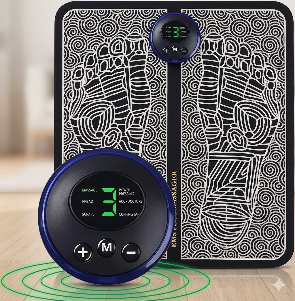 Foot Massager Mat – Portable Relief for Tired Feet 🦶✨