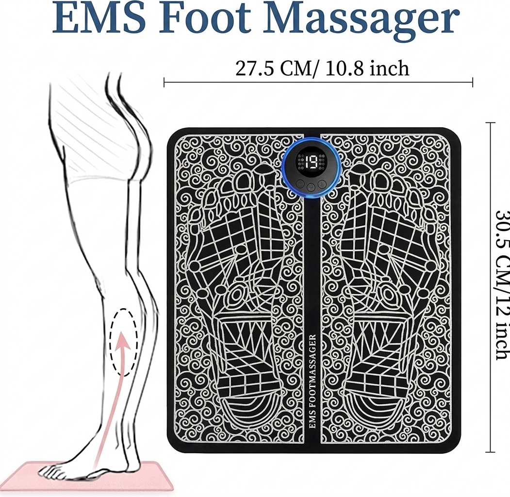 Foot Massager Mat – Portable Relief for Tired Feet 🦶✨