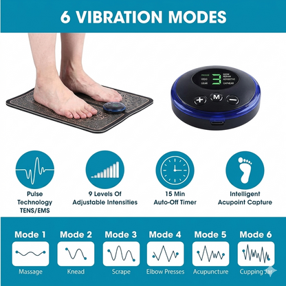 Foot Massager Mat – Portable Relief for Tired Feet 🦶✨
